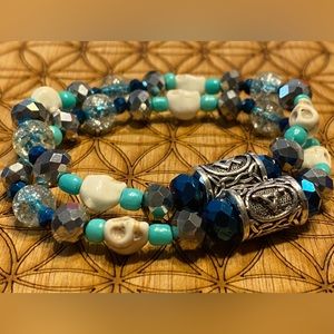 Handmade Sacred Geometry Matching Bracelet Set